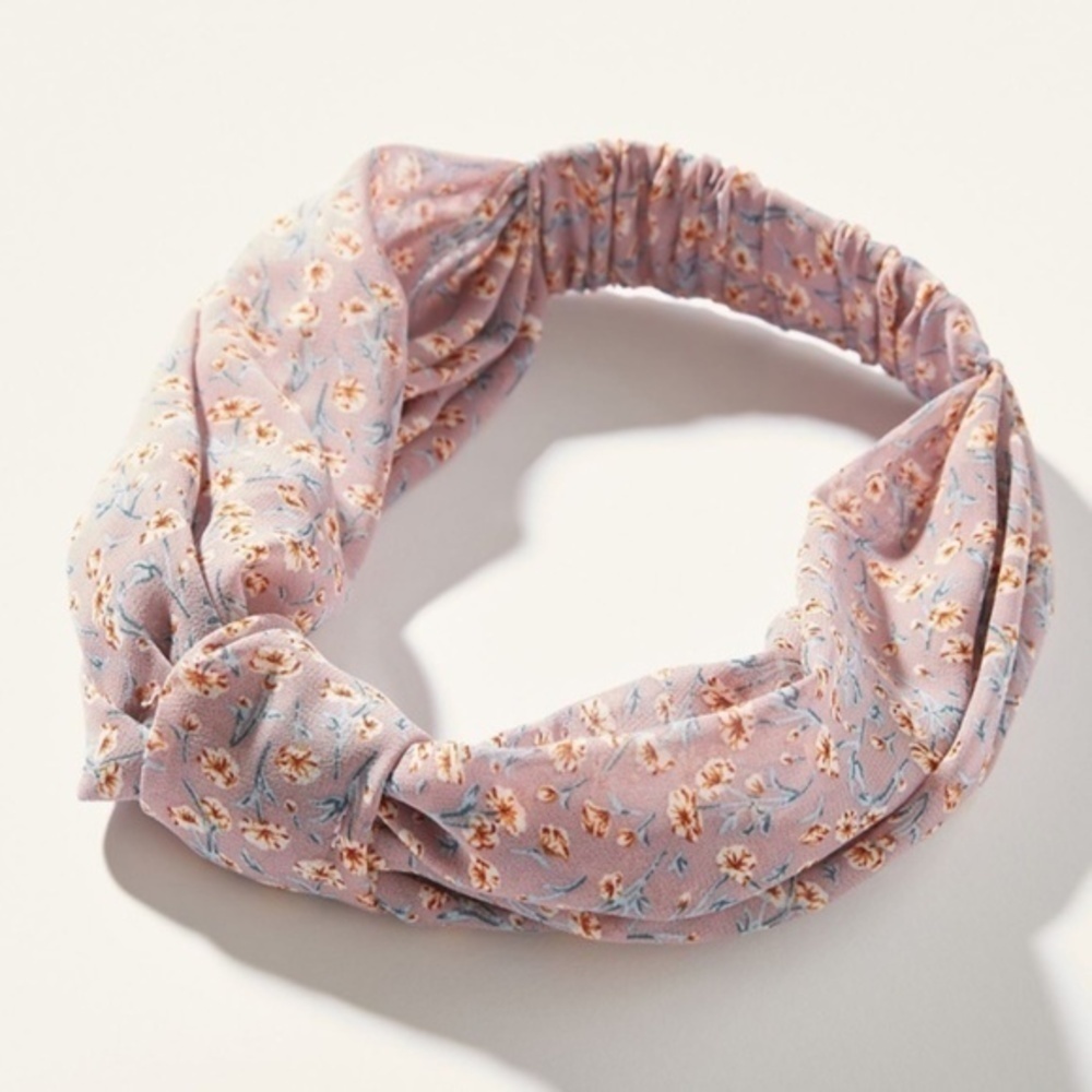 Anthropologie Floral Madeline Knotted Headband